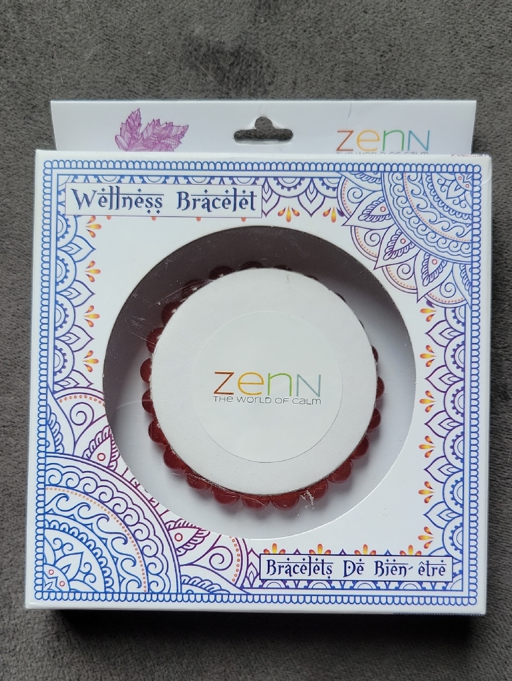 Zenn Red Wellness Bracelet